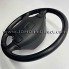 JDM EK3 Civic ViRS Black Leather Steering Wheel